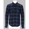 CAMICIA A QUADRI CON LOGO