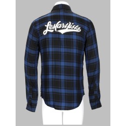 CAMICIA A QUADRI CON LOGO
