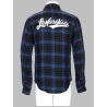 CAMICIA A QUADRI CON LOGO
