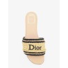 Dior Woven Dioriviera technical fabric and crochet raffia sandals
