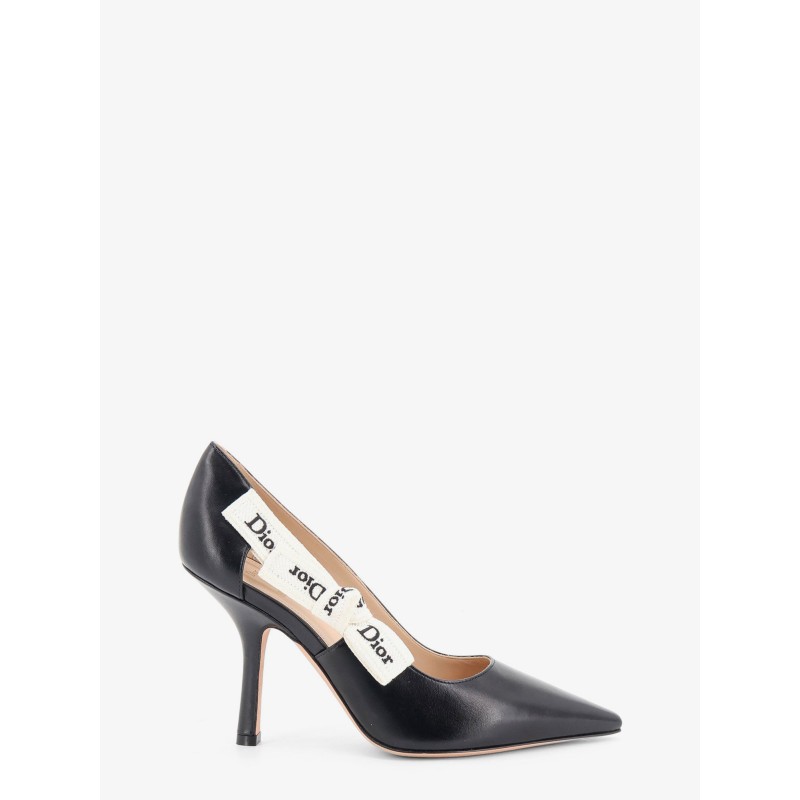 J'Adior leather pumps with logo bow detail