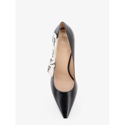 J'Adior leather pumps with logo bow detail