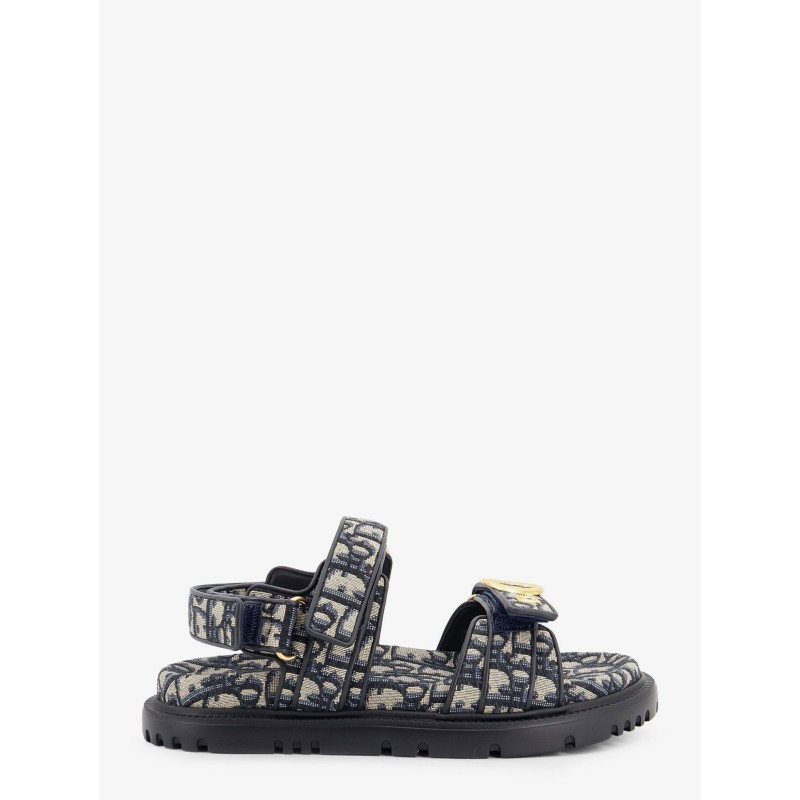 Dior Oblique jacquard fabric sandals
