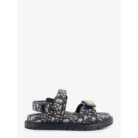 Dior Oblique jacquard fabric sandals