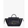 Luggage leather crossbody bag