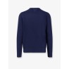 Cotton blend sweater with logo