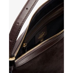 Castellare suede shoulder bag
