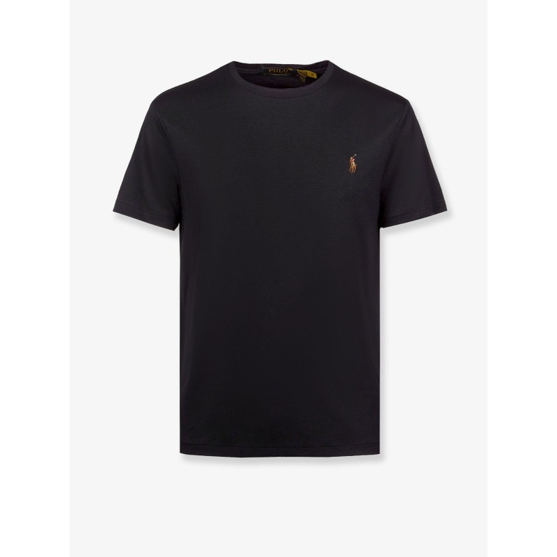 Cotton t-shirt with Logo embroidery