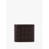 Leather walllet with Intrecciato motif