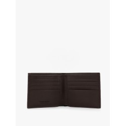 Leather walllet with Intrecciato motif
