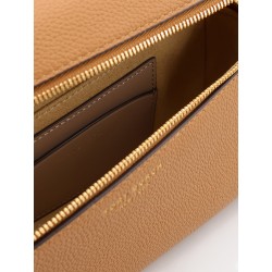 Romy slim hammered leather crossbody bag
