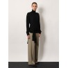 Wool and silk turtleneck