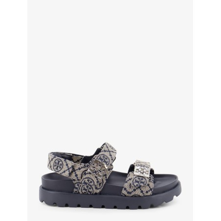 T Mono Perfect Monogram fabric sandals