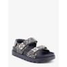 T Mono Perfect Monogram fabric sandals