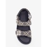 T Mono Perfect Monogram fabric sandals