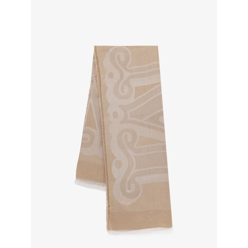 Modal, linen and cotton blend scarf