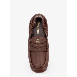 Ruches leather loafers