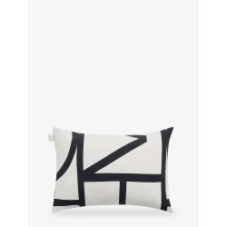 Padded pillow with Monogram print