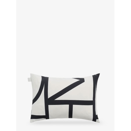 Padded pillow with Monogram print