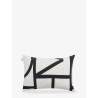 Padded pillow with Monogram print