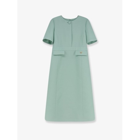 Crepe Couture Midi Dress