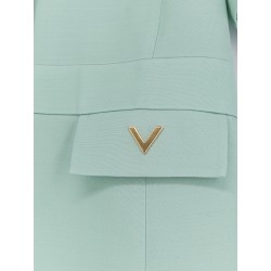Crepe Couture Midi Dress