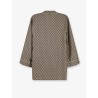 Silk shirt with GG print