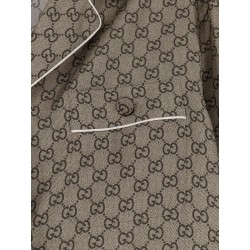 Silk shirt with GG print