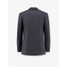 Pinstriped wool blazer