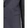 Pinstriped wool blazer
