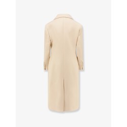 Hourglass wool double-breasted coat