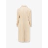 Hourglass wool double-breasted coat