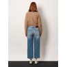 Cotton jeans with Gucci Rosso Ancora naplak tag