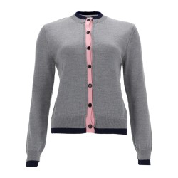 CARDIGAN CON DETTAGLIO DOPPIO BORDO
