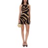 MINI DRESS WITH "LABYRINTH" PRINT