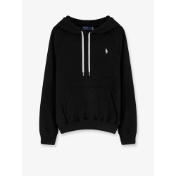Cotton blend sweatshirt with embroidered logo