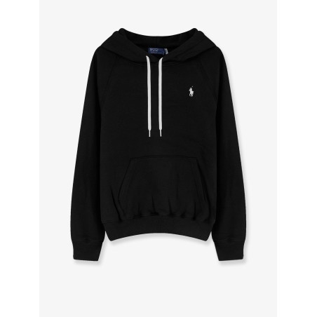 Cotton blend sweatshirt with embroidered logo