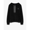 Cotton blend sweatshirt with embroidered logo