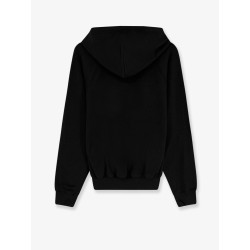 Cotton blend sweatshirt with embroidered logo