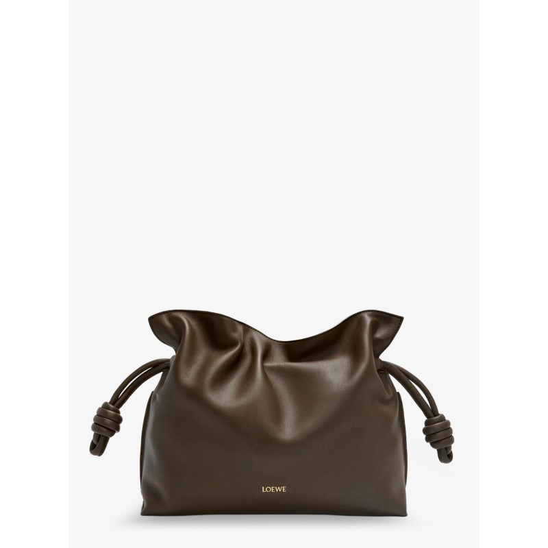 Flamenco leather clutch bag