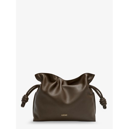 Flamenco leather clutch bag