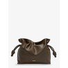 Flamenco leather clutch bag