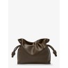 Flamenco leather clutch bag