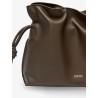 Flamenco leather clutch bag