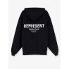 Cotton sweatshirt with printed logo on the front
