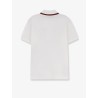 Cotton polo shirt with Nastro Web detail on the collar