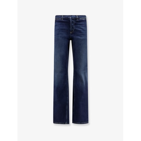 Blue denim jeans with Nastro Web profiles