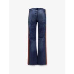 Blue denim jeans with Nastro Web profiles