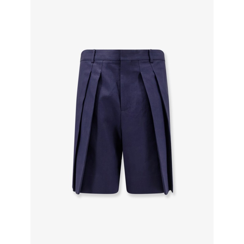 Paula's Ibiza linen and cotton bermuda shorts