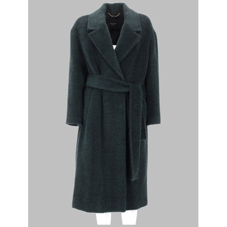 CAPPOTTO IN ALPACA E LANA CON CINTURA